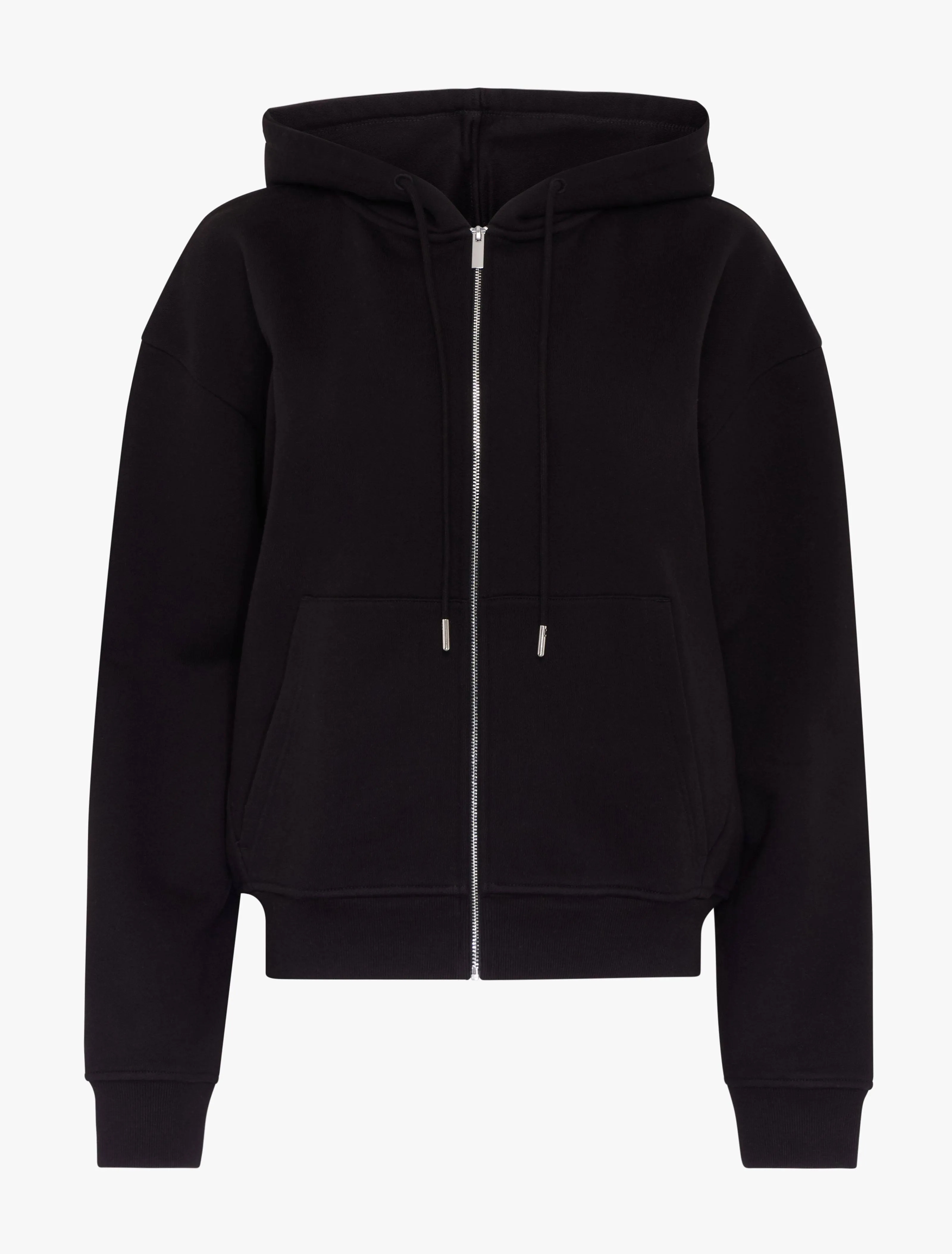 Signature Zip Hoodie in Black