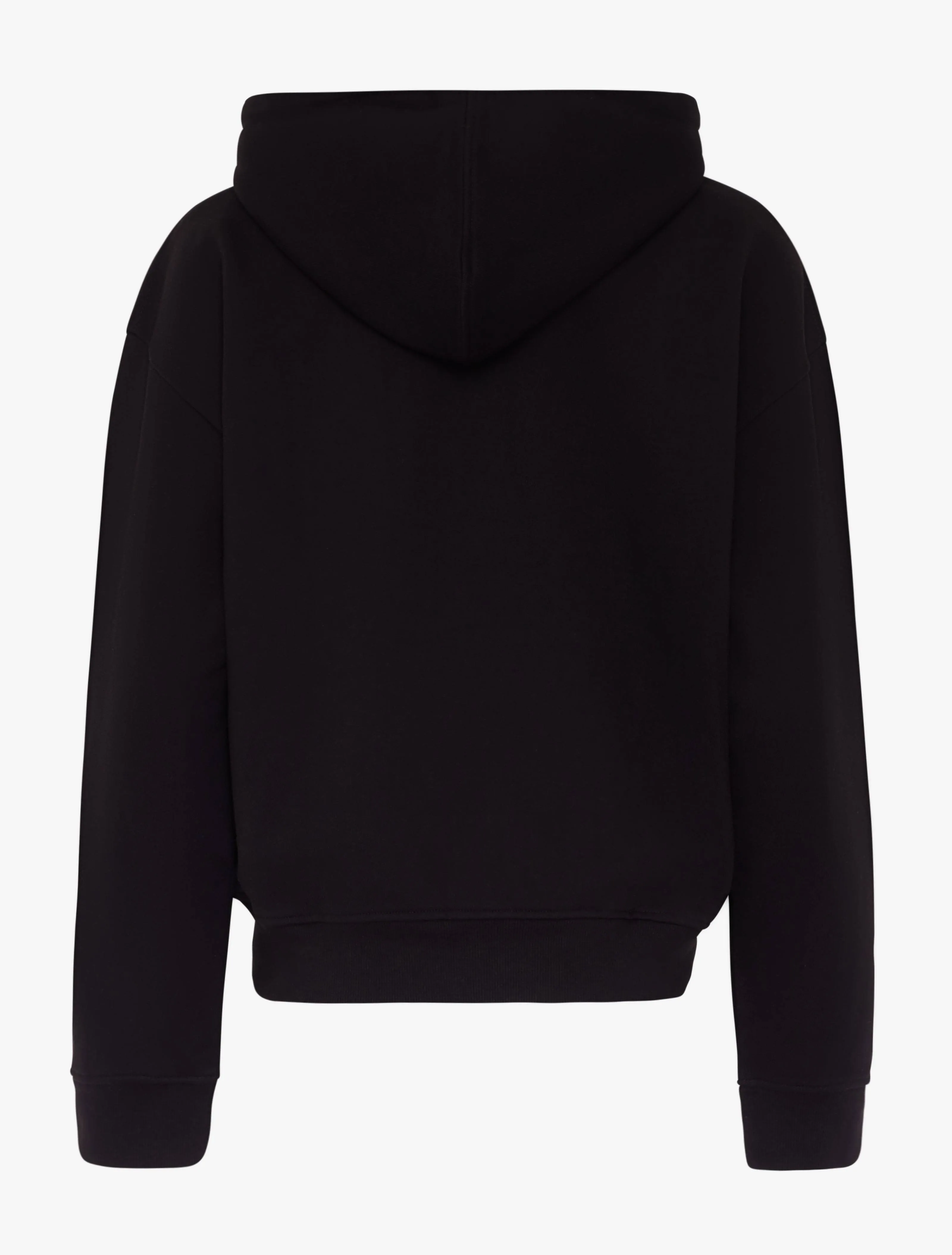 Signature Zip Hoodie in Black