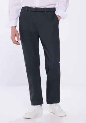 Slim fit printed chinos - Grey
