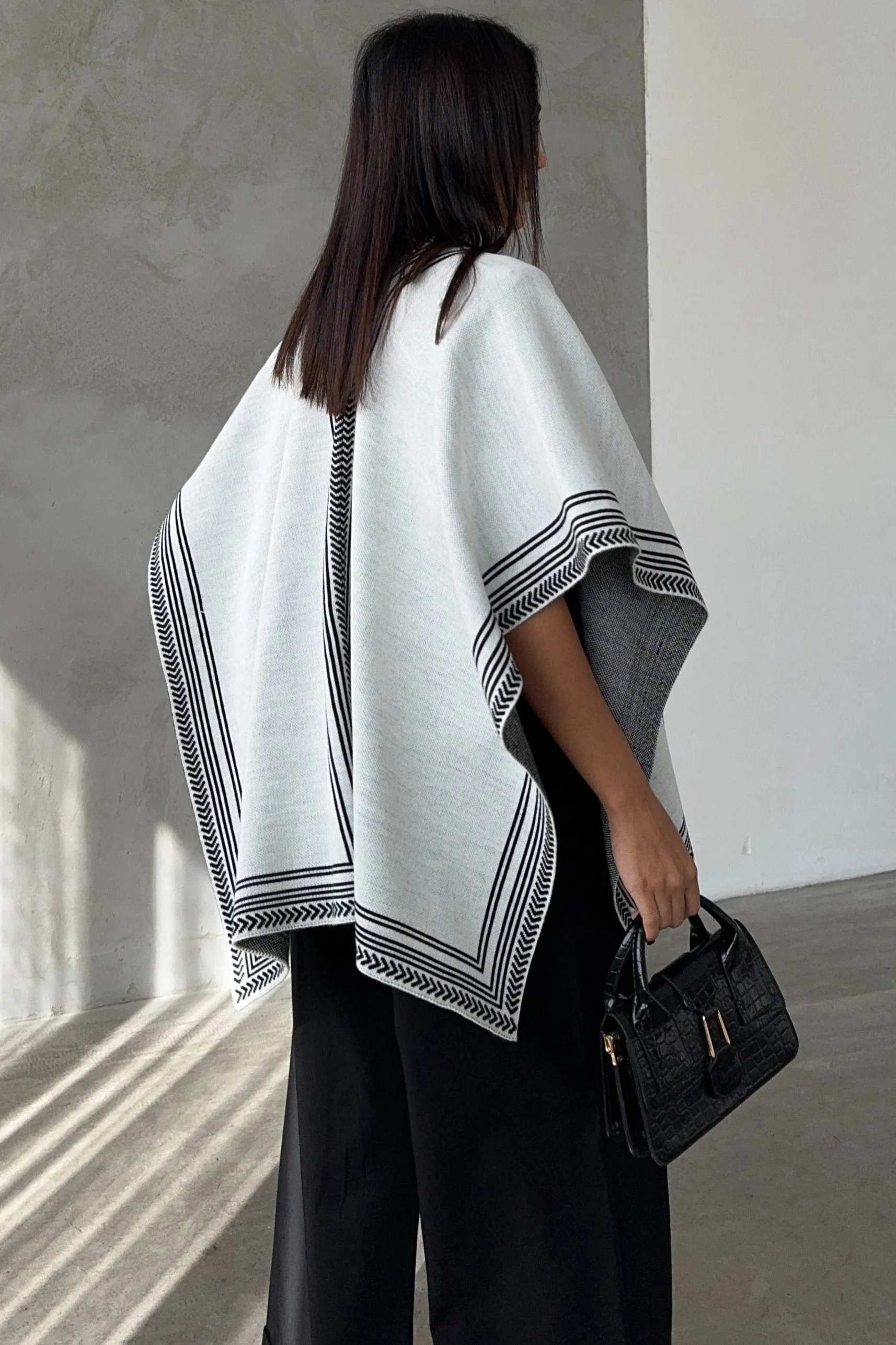 Soft Knit Open-Front Cardigan in Ecru