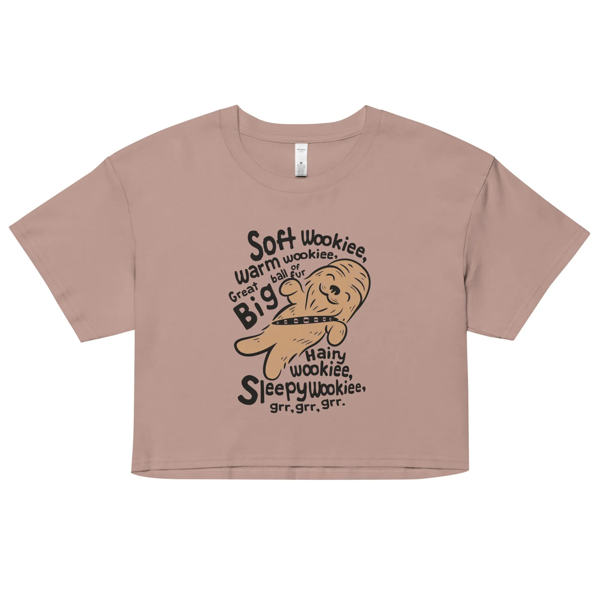 Soft Wookiee, Warm Wookiee Women's Crop Tee