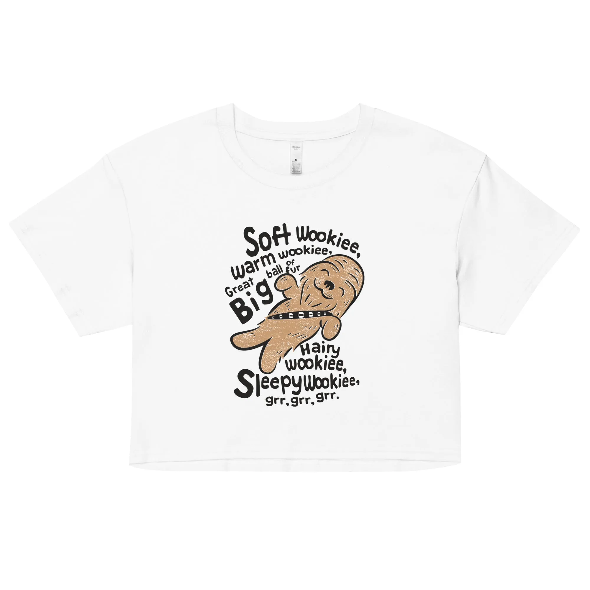 Soft Wookiee, Warm Wookiee Women's Crop Tee