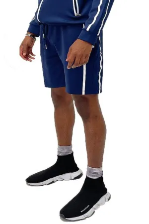 Taped Striped Shorts Mens Activewear