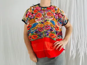 Vintage Guatemalan Huipil. San Juan Comalapa