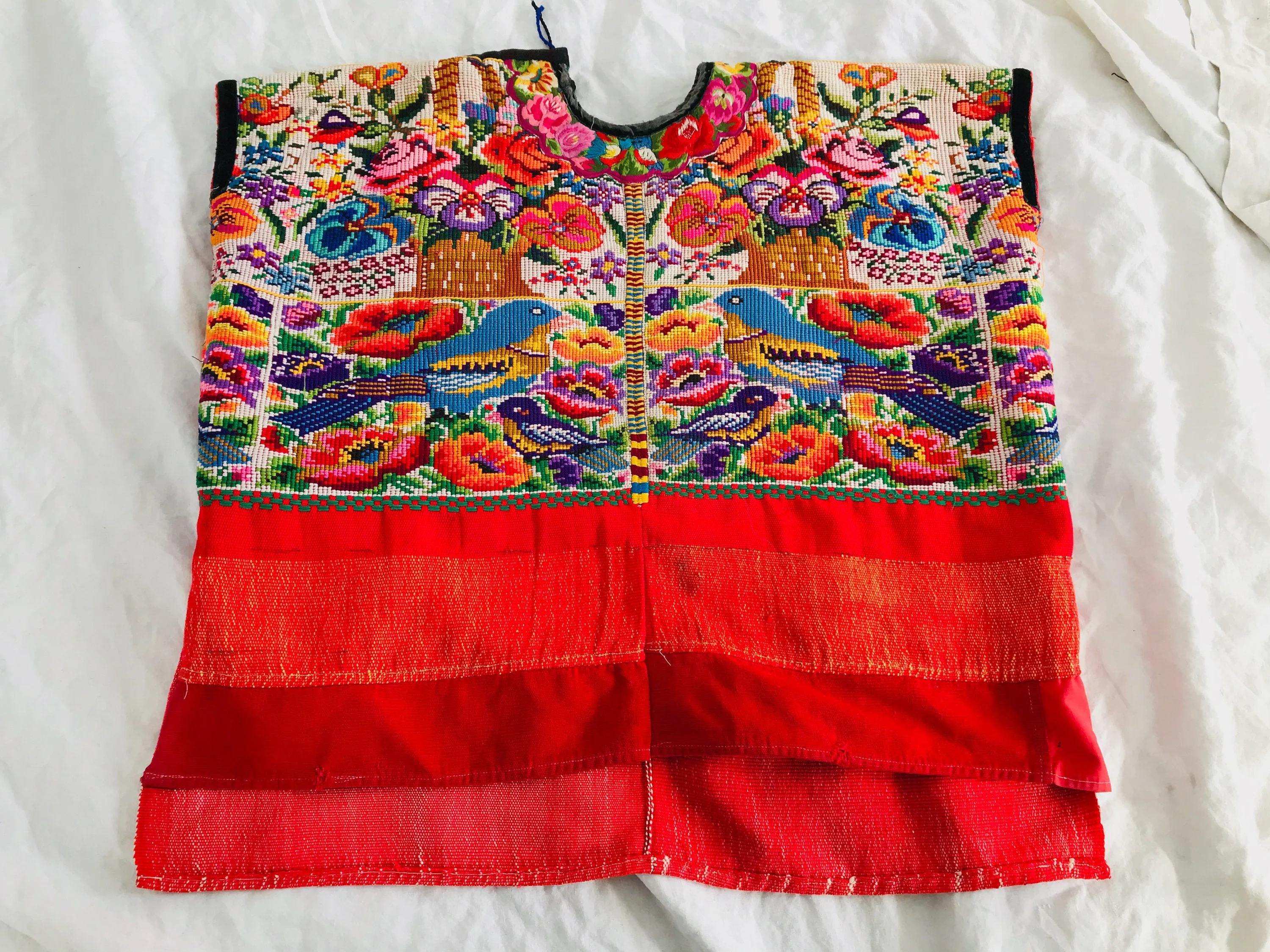 Vintage Guatemalan Huipil. San Juan Comalapa