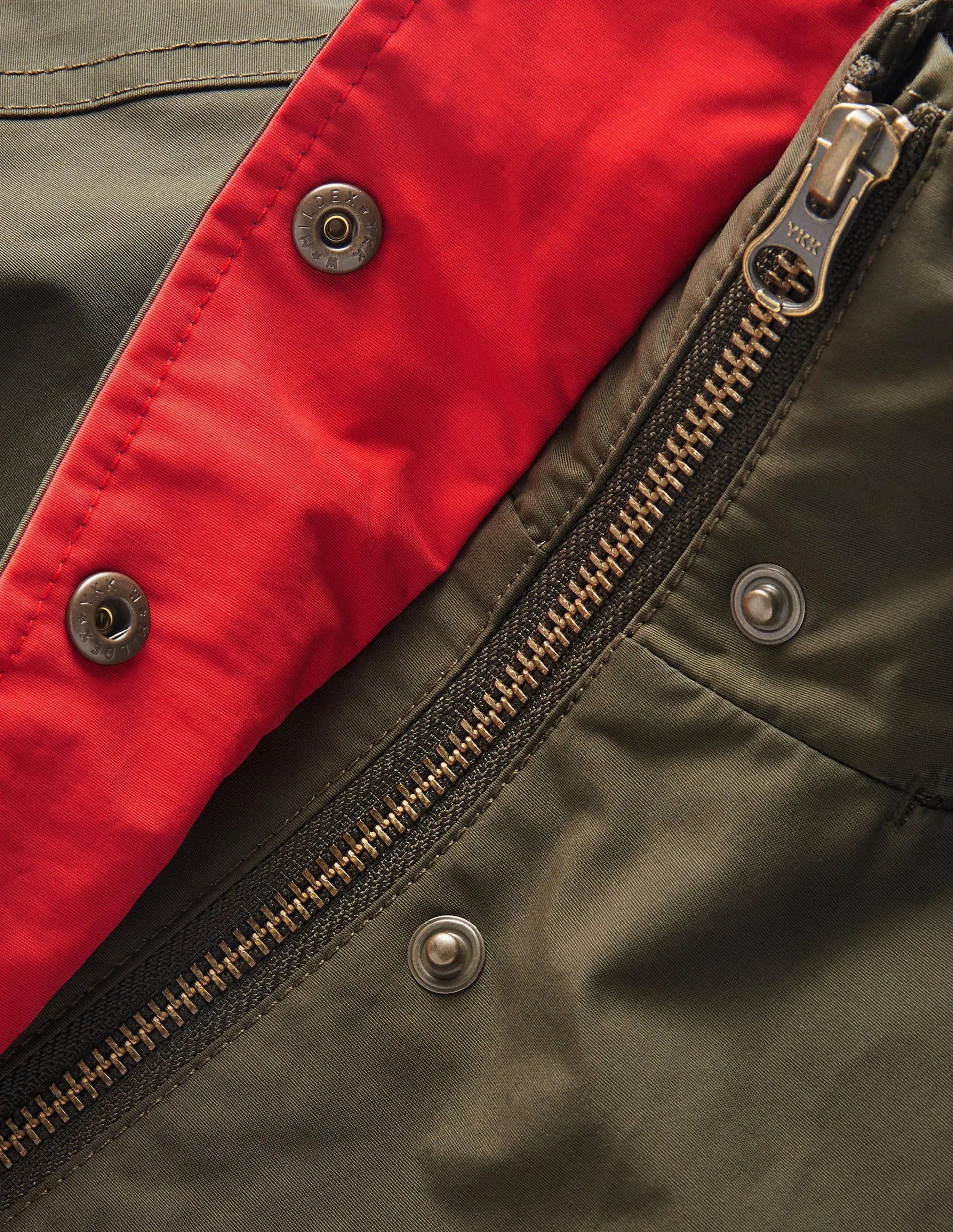 Waterproof Hooded Jacket-Khaki